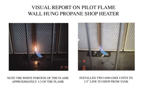 Visual Report on Pilot Flame
Keywords: Natural Gas