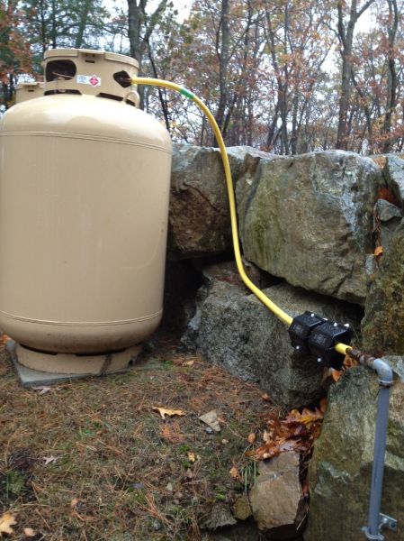 GMX Model 400s On Propane Line To Generator